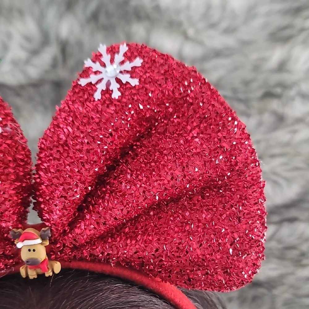 Sparkling Red Holiday Headband